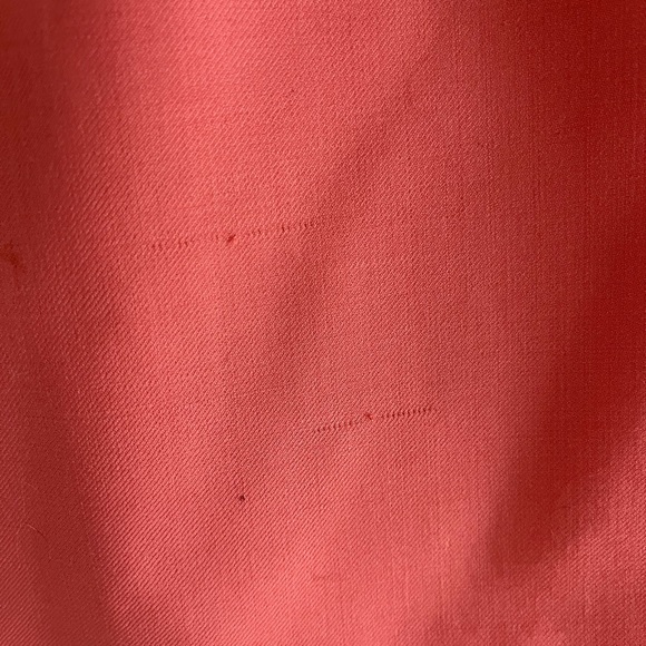 J. Crew pencil skirt salmon color - 100% wool. Please note pictures with flaws - Picture 5 of 6